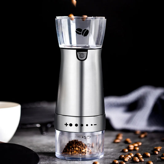 Electric Stainless Steel Coffee Grinder