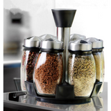 7-Piece Glass Spice Rack Set